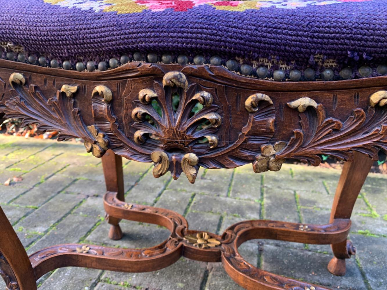 Carved Footstool