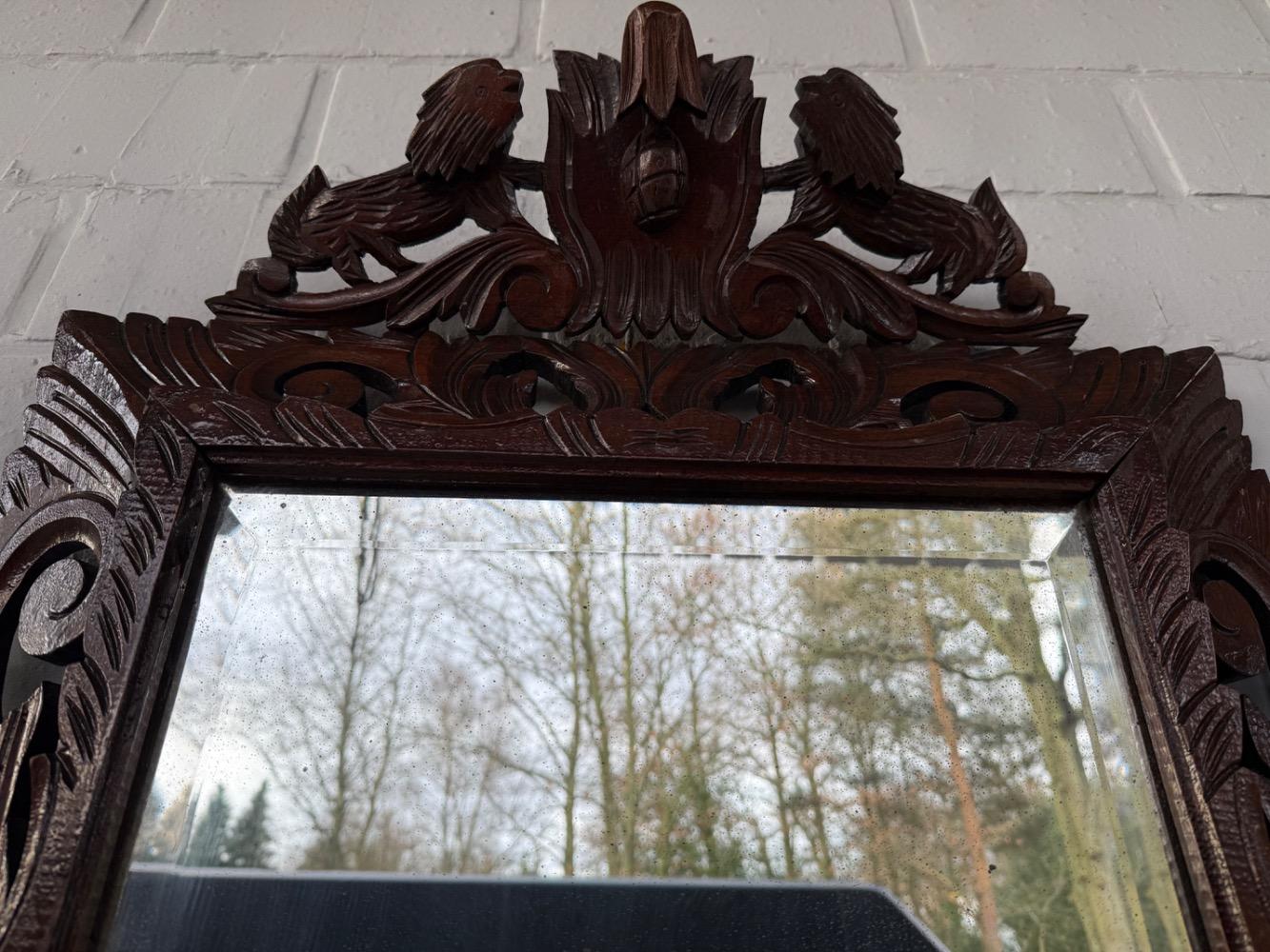 Carved Mirror