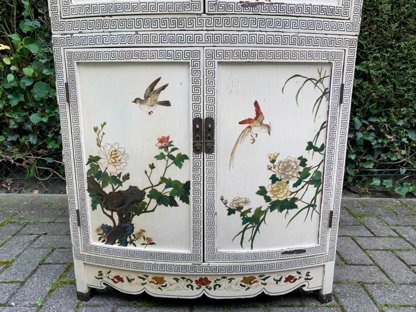 Chinese Corner cabinet