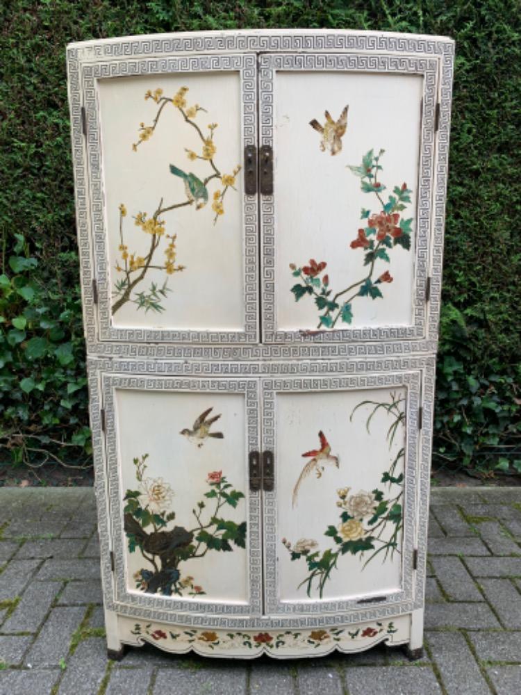 Chinese Corner cabinet