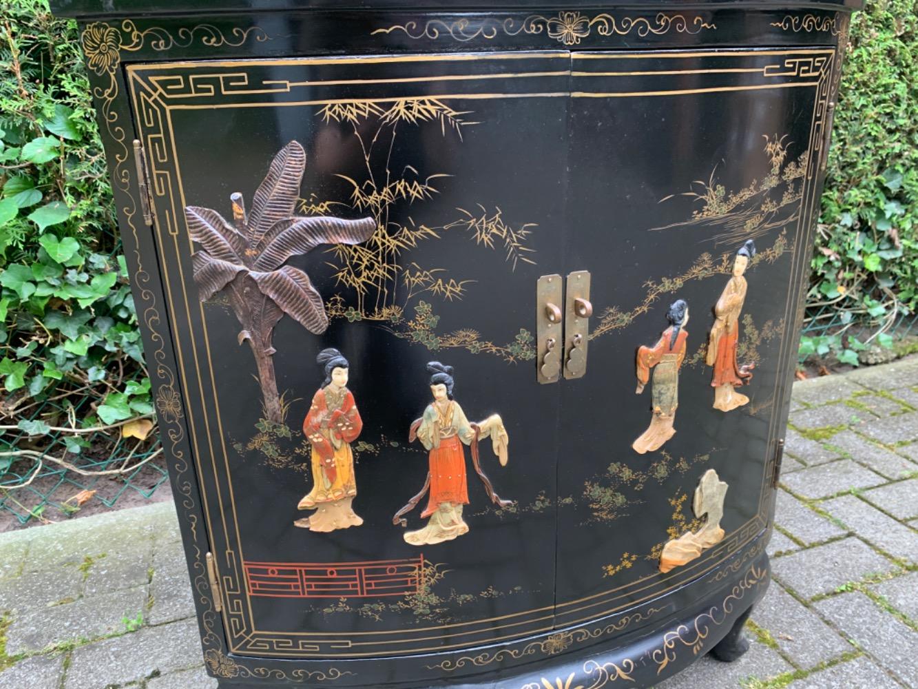 Chinese Corner cabinet