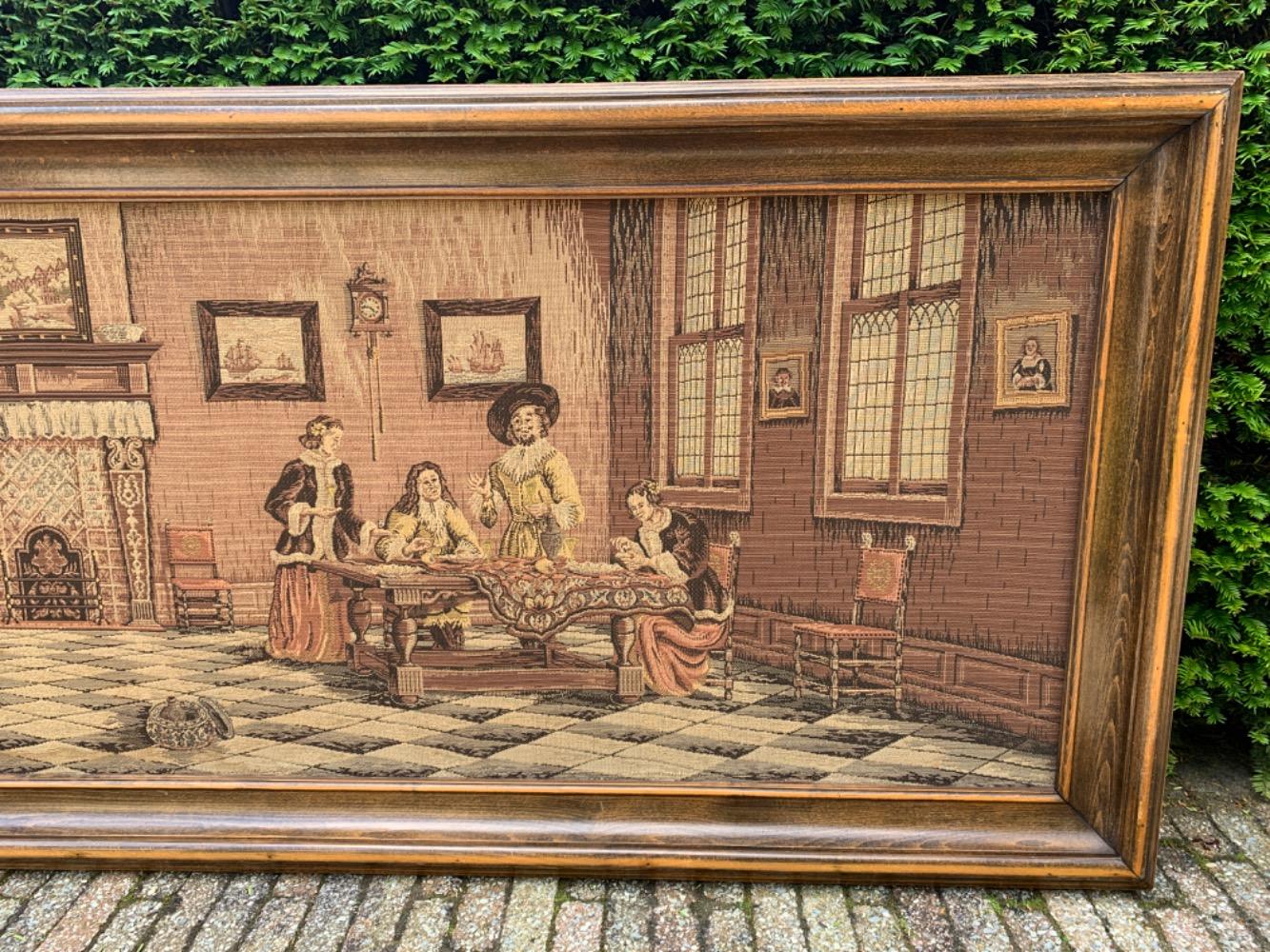 Flemish style Framed tapestry