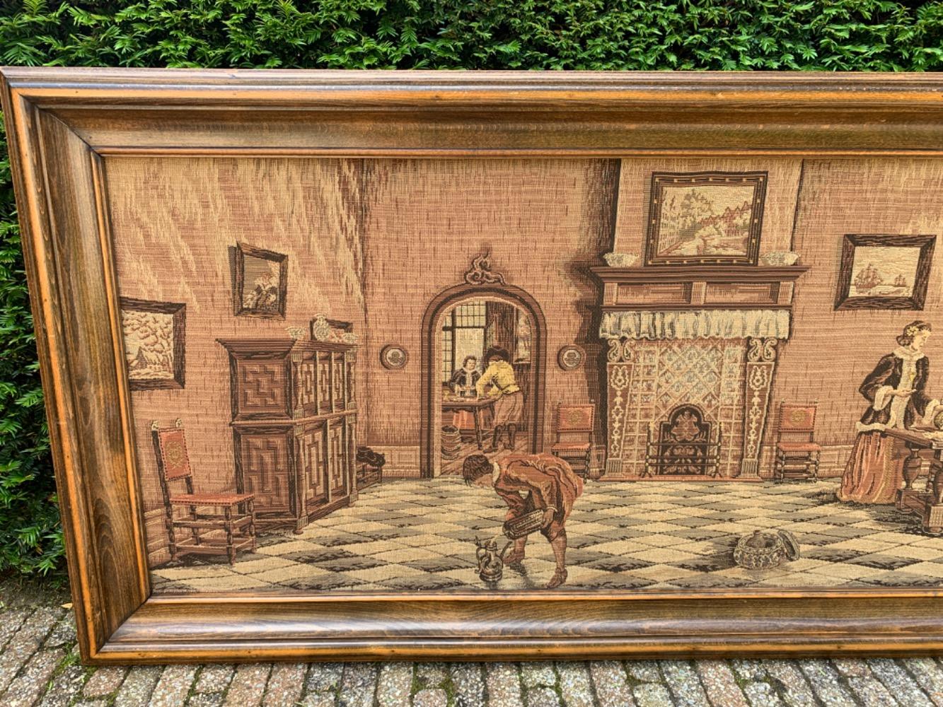 Flemish style Framed tapestry