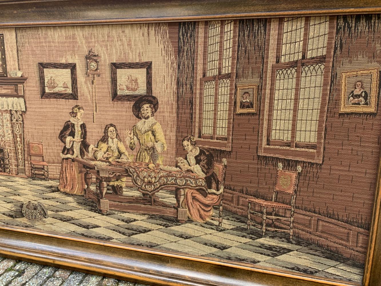 Flemish style Framed tapestry