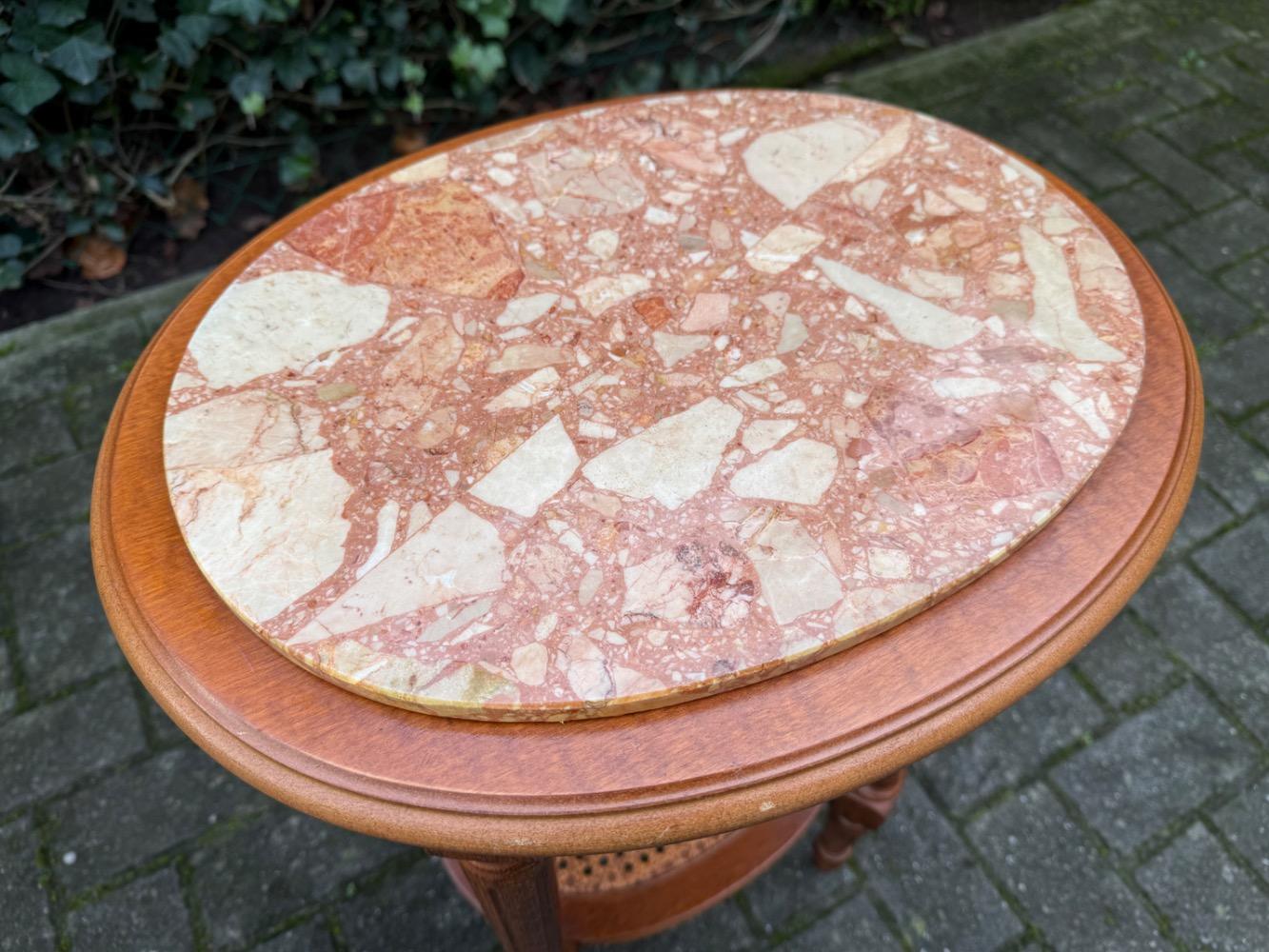 Flemish style Pair of side tables.