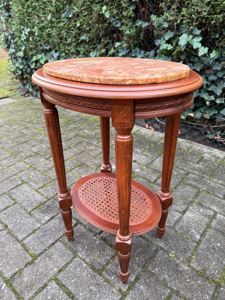 Flemish style Pair of side tables.