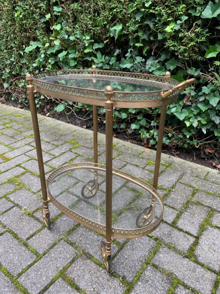 Hollywood Regency style Serving cart