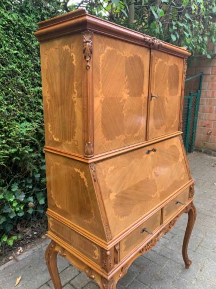 Inlaid Louis XV Secretary desk