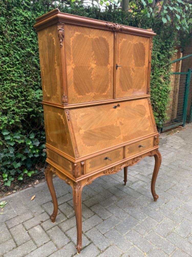 Inlaid Louis XV Secretary desk