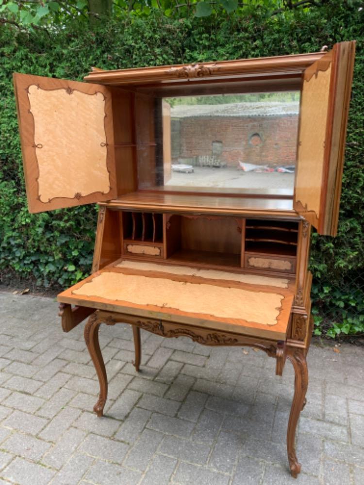 Inlaid Louis XV Secretary desk