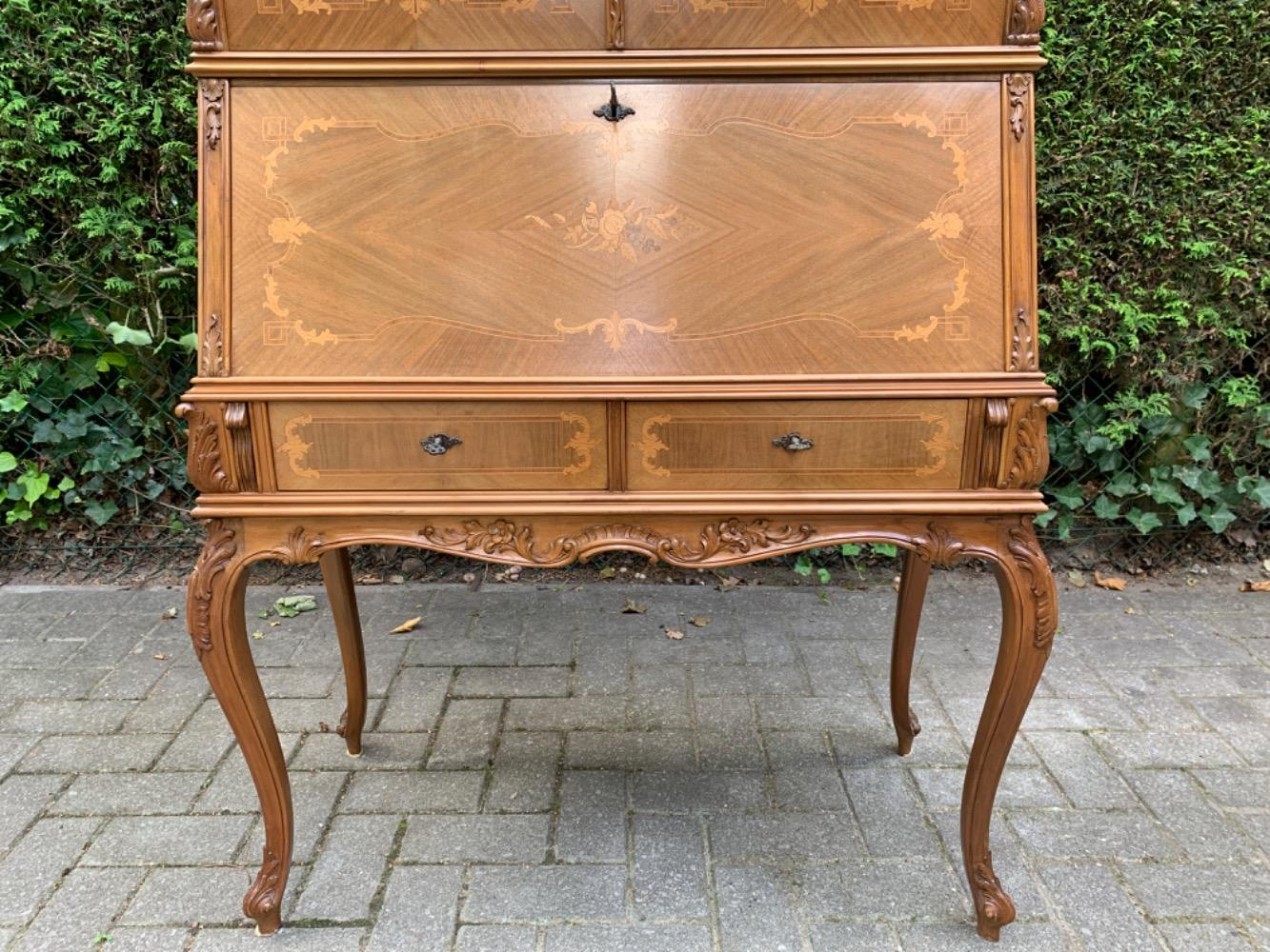 Inlaid Louis XV Secretary desk