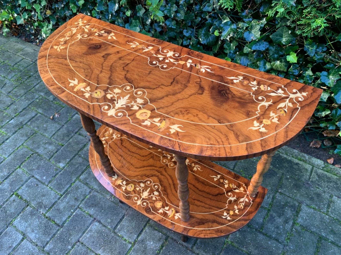 Inlaid Side table