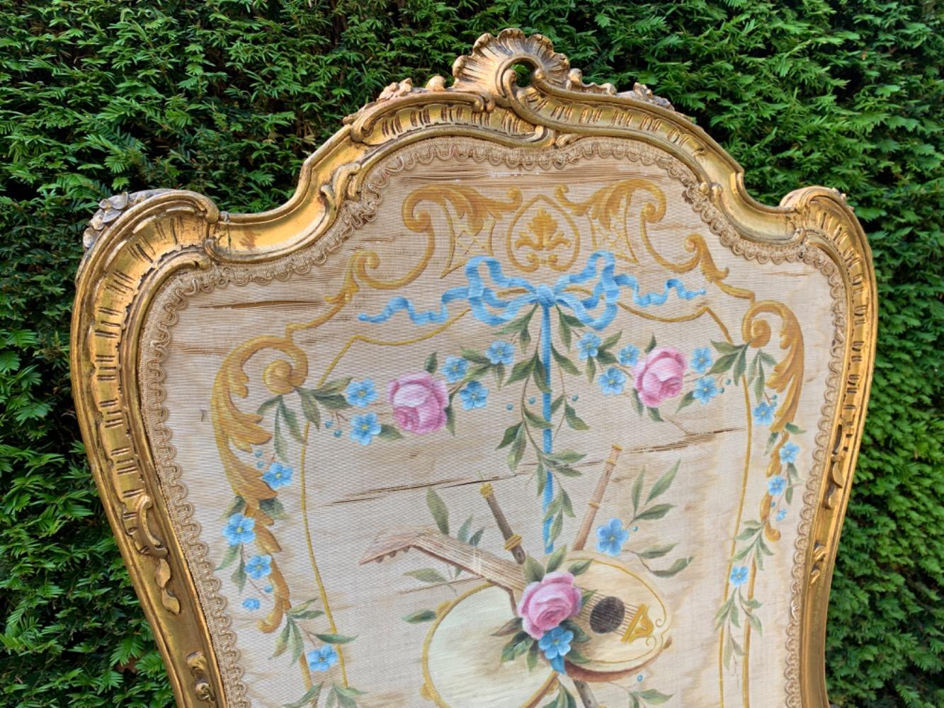 Louis XV style Fire screen