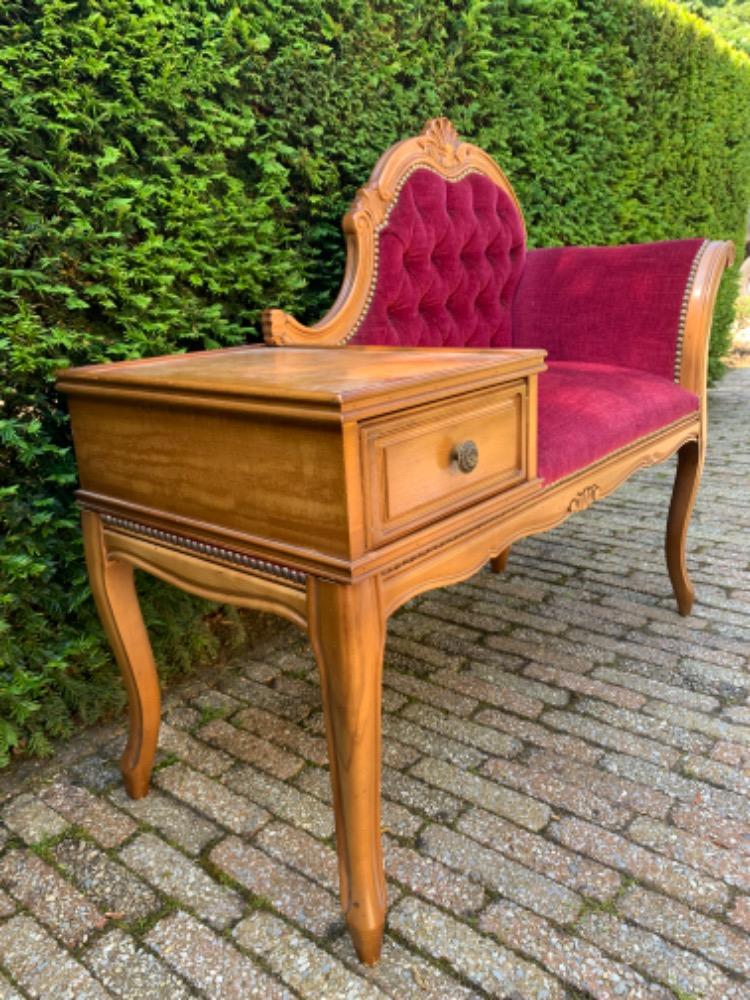 Louis XV style Telephone bench