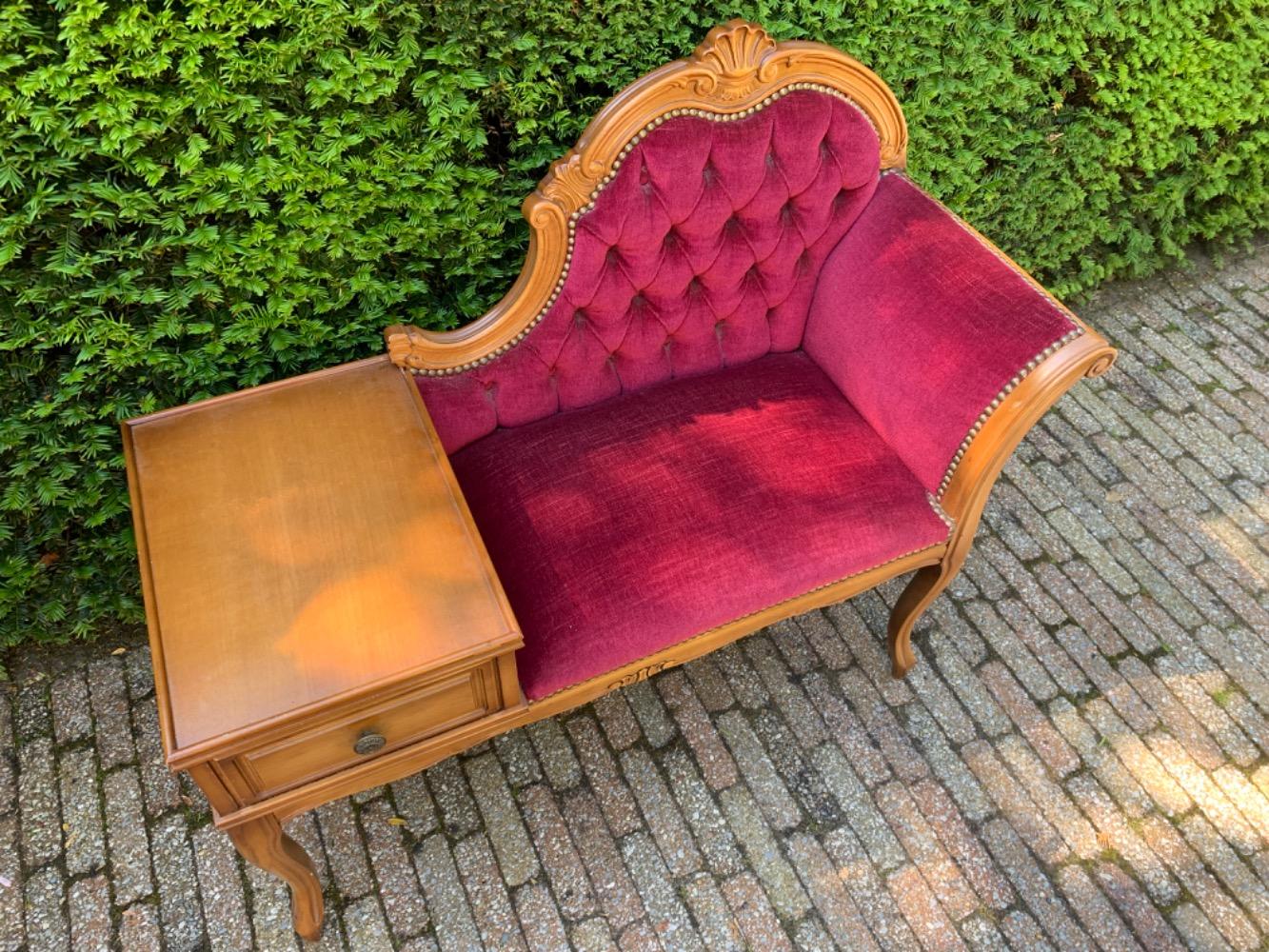 Louis XV style Telephone bench