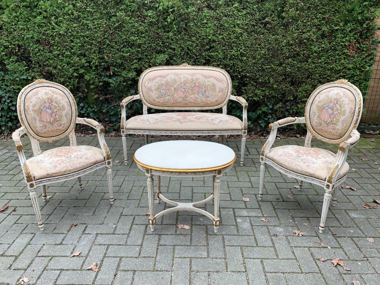 Louis XV Parlor set - Seating - Inventory - Glantiques