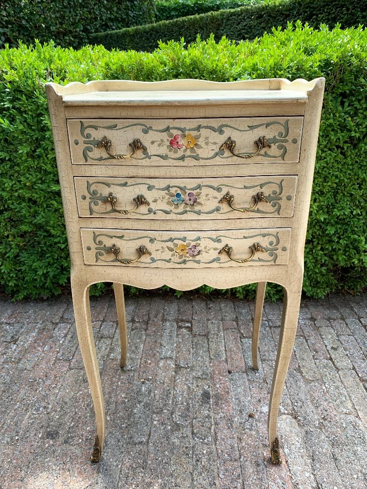 Miniature Antique Louis XV Style Chest of Drawers from France