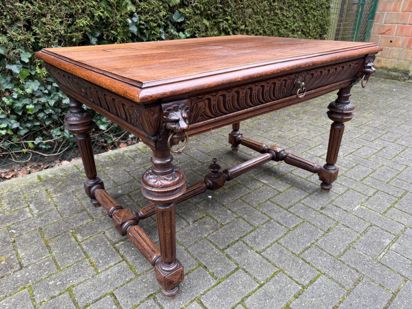 Mechelen style Writing desk