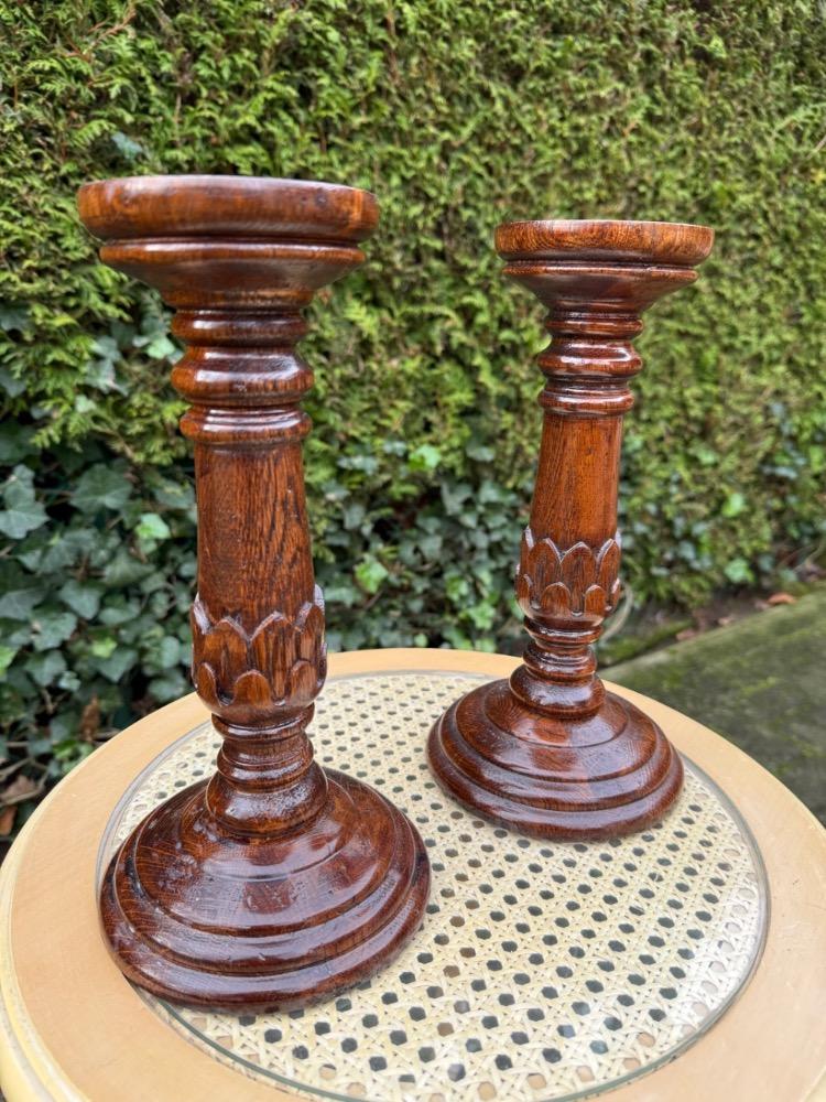 Pair of candle holders