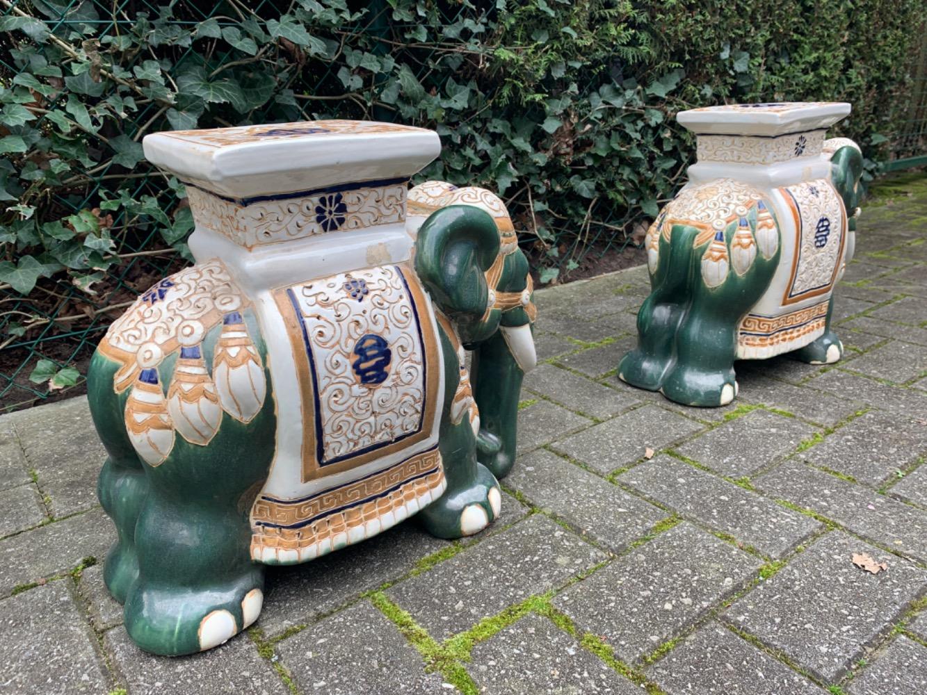 Vintage Pair of plantstands